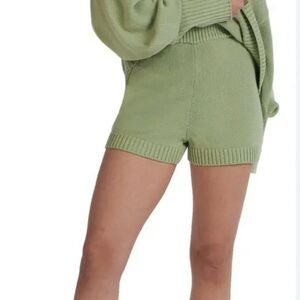 Anthropologie Charlie Holiday Blanche Shorts in Sage NWT